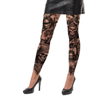 Doodskop tattoo panty's