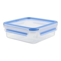 Vierkante plastic bak van 0,8 L - Emsa
