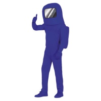 Blauw astronautenkostuum voor volwassenen