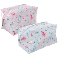 Toilettas met Vlinders van 19 x 6 x 9 cm - 1 stuk