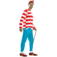 Reizigersoutfit met hoed voor mannen