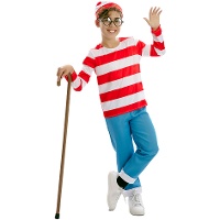 Reizigerskostuum met hoed voor kind