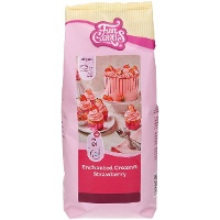 Mix voor Enchanted Cream aardbei 900 g - Funcakes