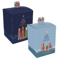 Geschenkdoos van 20 x 15 cm van de Drie Koningen - 1 eenheid