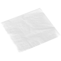 Witte servetten van 19 cm - 50 stuks
