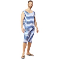 Blauw badpakkostuum voor heren