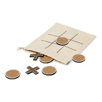 Kurk tic-tac-toe spel met tasje