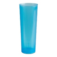 Plastic Kleurrijke Buisglazen - 10 Stuks van 300 ml