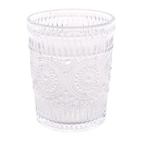 Gegraveerd glazen drinkglas van 290 ml