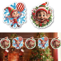 Kerstslingers met elfen van 3 m