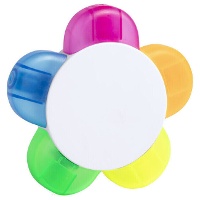 Bloemvormige markeerstift met 5 kleuren