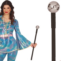 Stok met disco bol van 50 cm