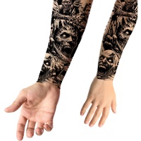 Tijdelijke zombie tattoo