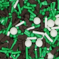 Voetbal Sprinkels 65 gr - FunCakes