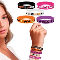 Siliconen Halloween armband - 5 stuks