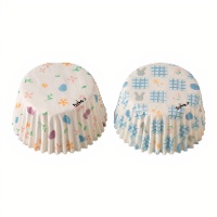 Cupcakevormpjes met bloemen en eieren - Decora - 36 stuks