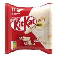 KitKat van witte chocolade met mini koekjes - Nestlé - 11 eenheden