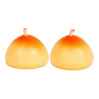 Kaarsen in de vorm van borsten - 2 stuks