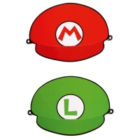 Super Mario Hoeden - 8 stuks