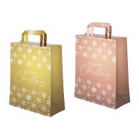 Cadeautas van 32 x 26 x 10 cm van Golden Snow - 1 stuk