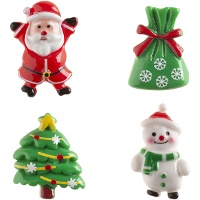 Kerstfiguurtjes voor roscón 3 tot 3,5 cm - Dekora - 50 stuks