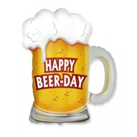 Happy Beer-day ballon van 68 cm - Conver Party