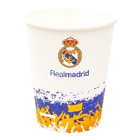 Real Madrid fan bekers - 8 stuks