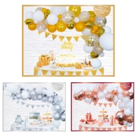 Elegante ballonslinger van 4 m - Wefiesta - 71 stuks