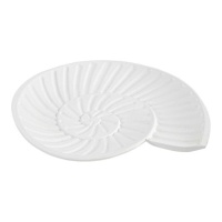 Cirkelvormige schelpenschaal 23 x 20 cm - DCasa
