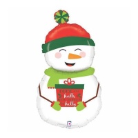 Sneeuwpop Ballon van 1,02 m - Grabo