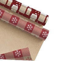 Klassiek kerstpapier 2 x 0,70 m - 1 stuk