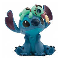 Stitch en Scrump taarttopper van 5 cm