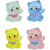 Gekleurde katjesfiguurtjes voor roscón, 2 cm - Dekora - 50 stuks