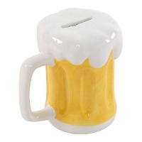 Spaarvarken in de vorm van een bierpul