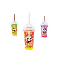 Mini beker met Big Dipper Gel snoepje met 50 ml vloeibare caramel