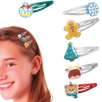 Kerst Haarspelden Assortiment - 6 stuks