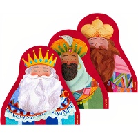 Vintage Drie Koningen servetten 16,5 cm - 18 stuks