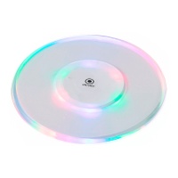 Onderzetter met 6 LEDs om drankjes van 10 cm te verlichten