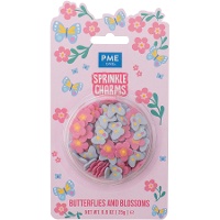 Sprinkles van vlinders en bloemen 25 gr - PME