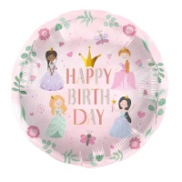 Prinsessen thema rond ballon, 45 cm