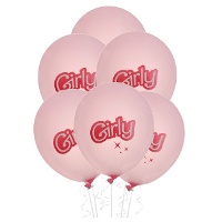 Girly Ballonnen van 30 cm - 6 stuks