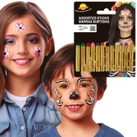 Make-up in stick vorm in geassorteerde kleuren van 19 gr - 12 stuks