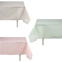 Tafelkleed van 1,80 x 1,40 cm met ruitjespatroon - 1 stuk