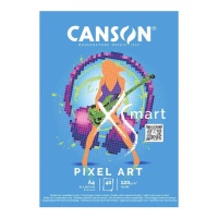 Bloc A4 120 gr XSmart Pixel Art - Canson - 40 bladen