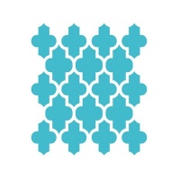 Stencil geometrische achtergrond 20 x 28,5 cm - Artis decor - 1 eenheid