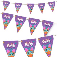 Vlaggetjeslijn van Furby van 3 m