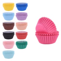 Gekleurde cupcake vormpjes - PME - 60 stuks