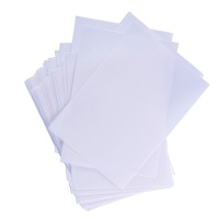 Eetbaar papier oblade om te printen van 0,6 mm dik - Pastkolor - 100 stuks