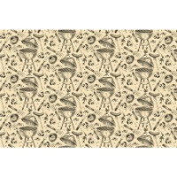 Papieren BBQ-tafelkleed 1,80 x 1,20 m