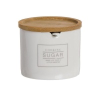 Suikerpot met deksel Essential rond